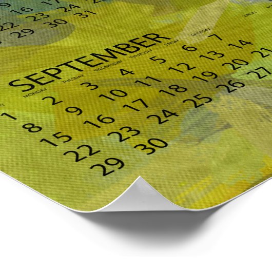 カレンダー2019 ポスター (角)