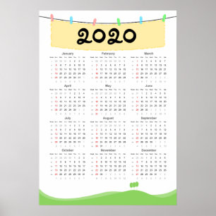カレンダー2020ポスター ポスター