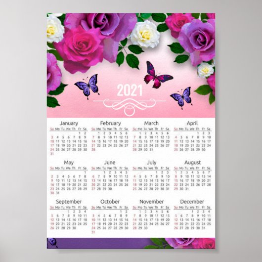 カレンダー2021 ポスター (正面)