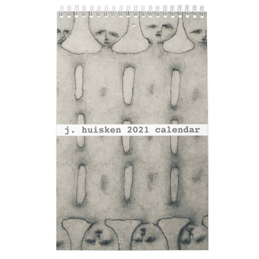 カレンダー2021 (J.Huiskenによるアート) カレンダー (カバー)