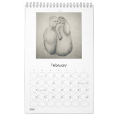 カレンダー2021 （J.Huiskenによるアート） カレンダー (2月 2026)