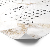 カレンダー2022大理石ポスター ポスター (角)