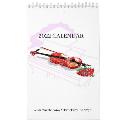 カレンダー2022 ARTWORKSBYSARR / ZAZLE カレンダー (カバー)