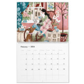 カレンダー2023イラストレーションカロリンボンヌミュラー カレンダー (2月 2026)