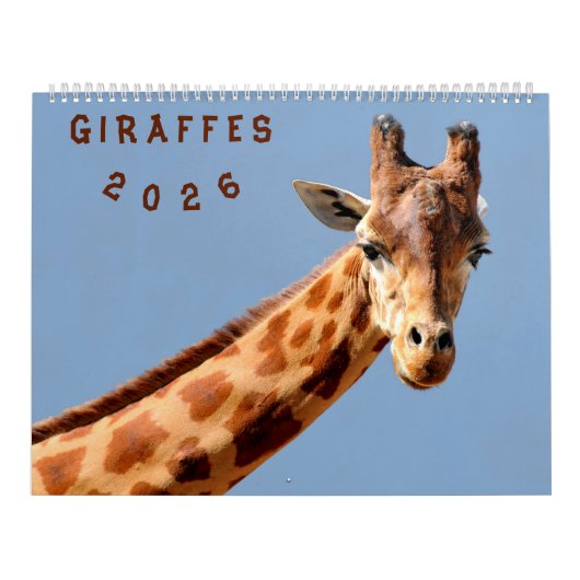 カレンダー2023 giraffes カレンダー (カバー)