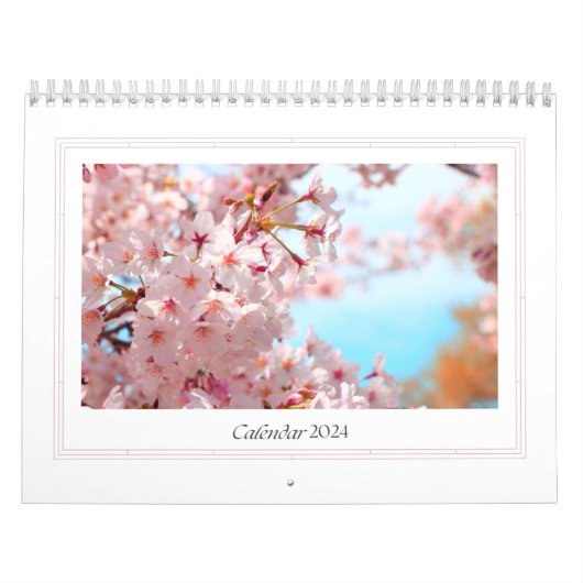 カレンダー2024桜ツリー カレンダー (カバー)