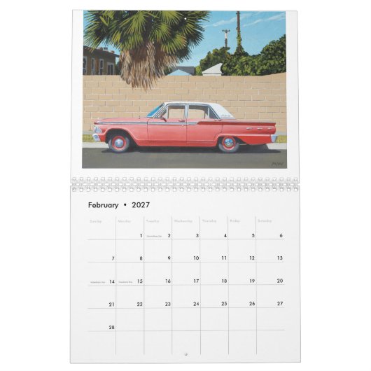 カレンダー2025 カレンダー (2月 2027)