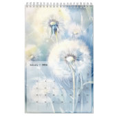 カレンダー2025 Dandelion花背景 カレンダー (1月 2026)