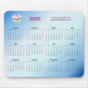 カレンダー2025 for business マウスパッド