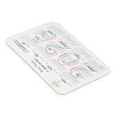 カレンダー2025 for business magnet マグネット (右側)