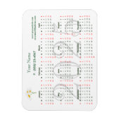 カレンダー2025 for business magnet マグネット (縦)