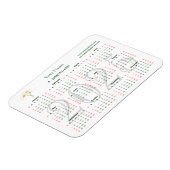 カレンダー2025 for business magnet マグネット (左側)