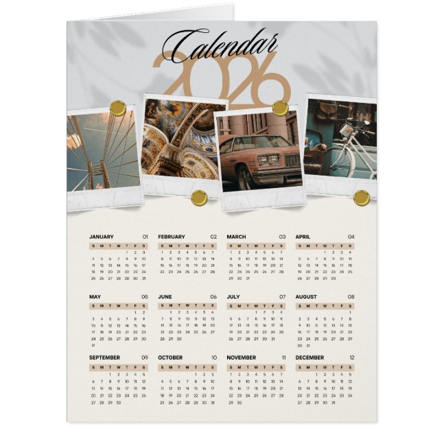 カレンダー2026 (正面)