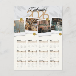 カレンダー2026 シーズンポストカード