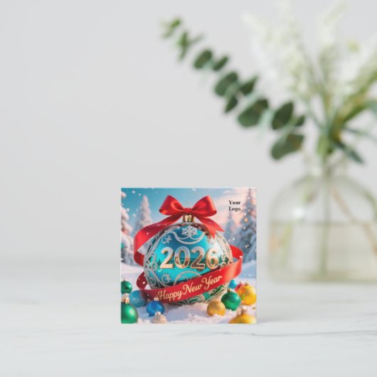 カレンダー2026 スクエア名刺 (スタンド正面)