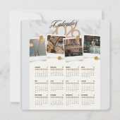 カレンダー2026 招待状 (正面)