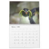 カレンダー20xx – 南極 カレンダー (2月 2026)