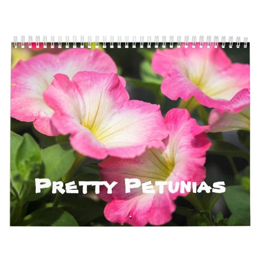 カレンダー – かわいらし Petunias (カバー)