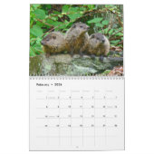 カレンダー – ほとんど茶色 (2月 2026)