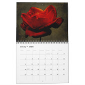 カレンダー – ほとんど赤 (1月 2026)