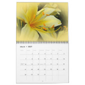 カレンダー – ほとんど黄色 (3月 2027)