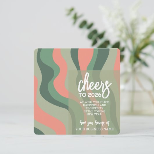 カレンダー – オーガニックカーモダンブ・ビジネス・ロゴ シーズンカード (スタンド正面)