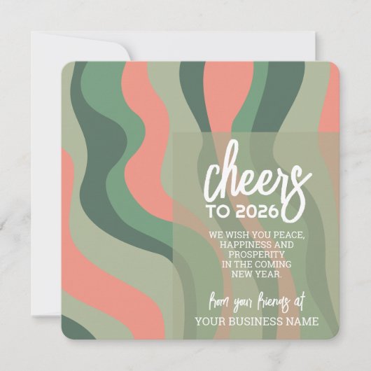 カレンダー – オーガニックカーモダンブ・ビジネス・ロゴ シーズンカード (正面)