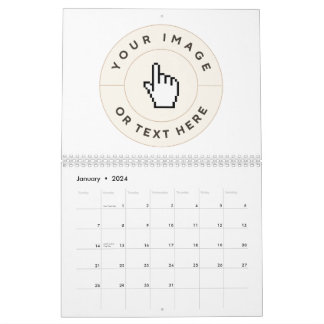 カレンダー – カスタム文字（イメージの追加）