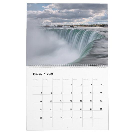 カレンダー – カナダ (1月 2026)