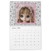 カレンダー、カラーリングブック、カラーリングブック カレンダー (1月 2026)