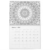 カレンダー、カラーリングブック、カラーリングブック カレンダー (2月 2026)