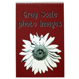 カレンダー – グレースケール写真イメージ