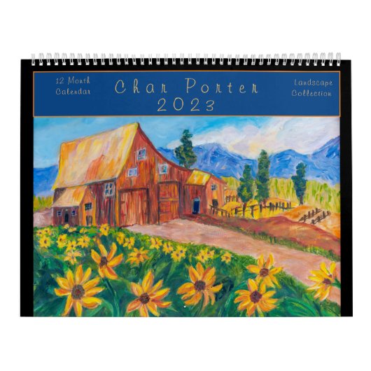 カレンダー – ファインアート横2023 (カバー)