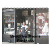 カレンダー: ブルックリンはビジネスを意味します カレンダー (カバー)