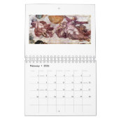 カレンダー：ミケランジェロの芸術 カレンダー (2月 2026)