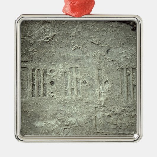 カレンダー メタルオーナメント (正面)