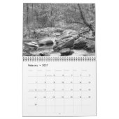 カレンダー – モノクロ写真 (2月 2027)