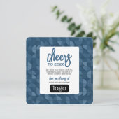 カレンダー、ロゴ – 応援Blue Business Greeting シーズンカード (スタンド正面)