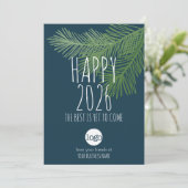 カレンダー、ロゴ、新年おめでとう – Blue Green シーズンカード (スタンド正面)