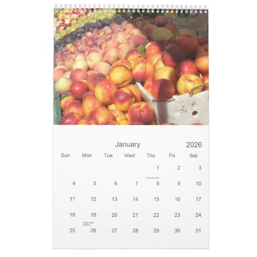 カレンダー – ローカル生産 (1月 2026)