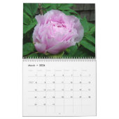 カレンダー – 主に紫とピンク (3月 2026)