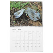 カレンダー – 主に青 (1月 2026)