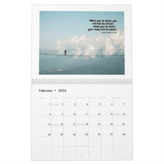 カレンダー – 主はあなたを不眠症から癒す! (2月 2026)