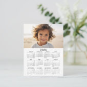 カレンダー(写真付き) – 年表示 ポストカード (スタンド正面)