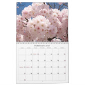 カレンダー 写真 樹 木の花 自然 (2月 2027)