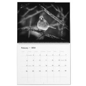 カレンダー~勉強を白黒で カレンダー (2月 2026)