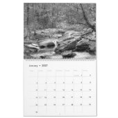 カレンダー～勉強を白黒で カレンダー (1月 2027)