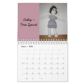 カレンダー – 手作り人形 (3月 2025)