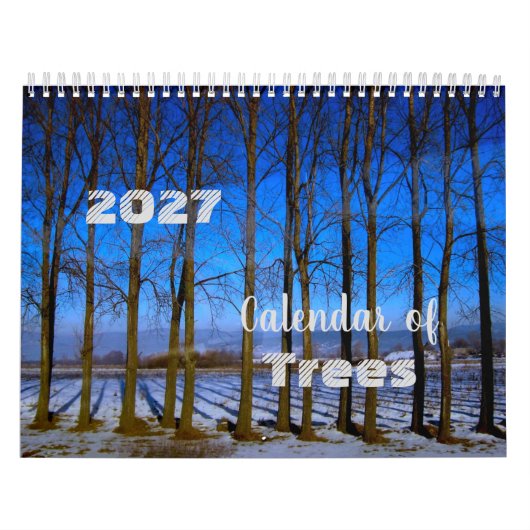 カレンダー 木 2027 美しい写真 (カバー)