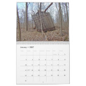 カレンダー – 歩くルートに沿った宝石 (1月 2027)